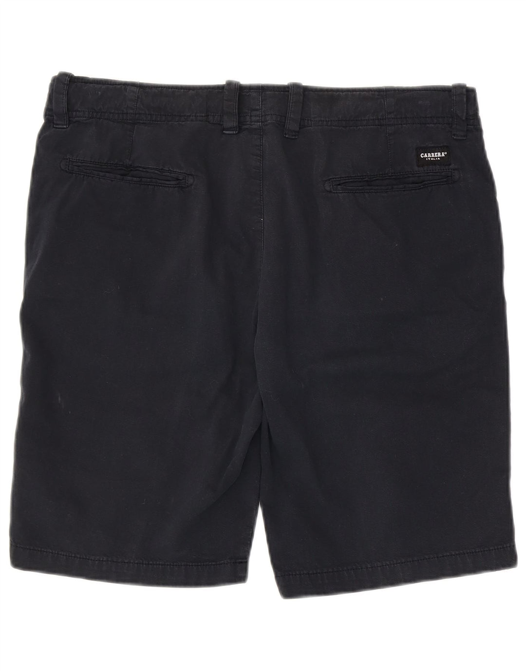 Carrera Mens Chino Shorts W36 Grande Algodão Preto