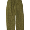 Calça acolchoada feminina Topshop XS W25 L30 poliéster verde