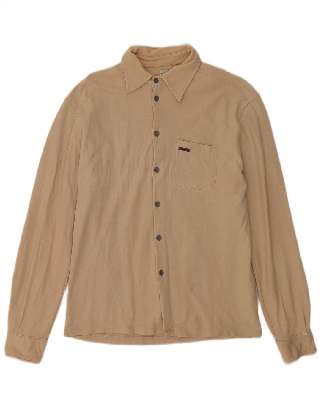 Camisa masculina Calvin Klein Jeans grande bege