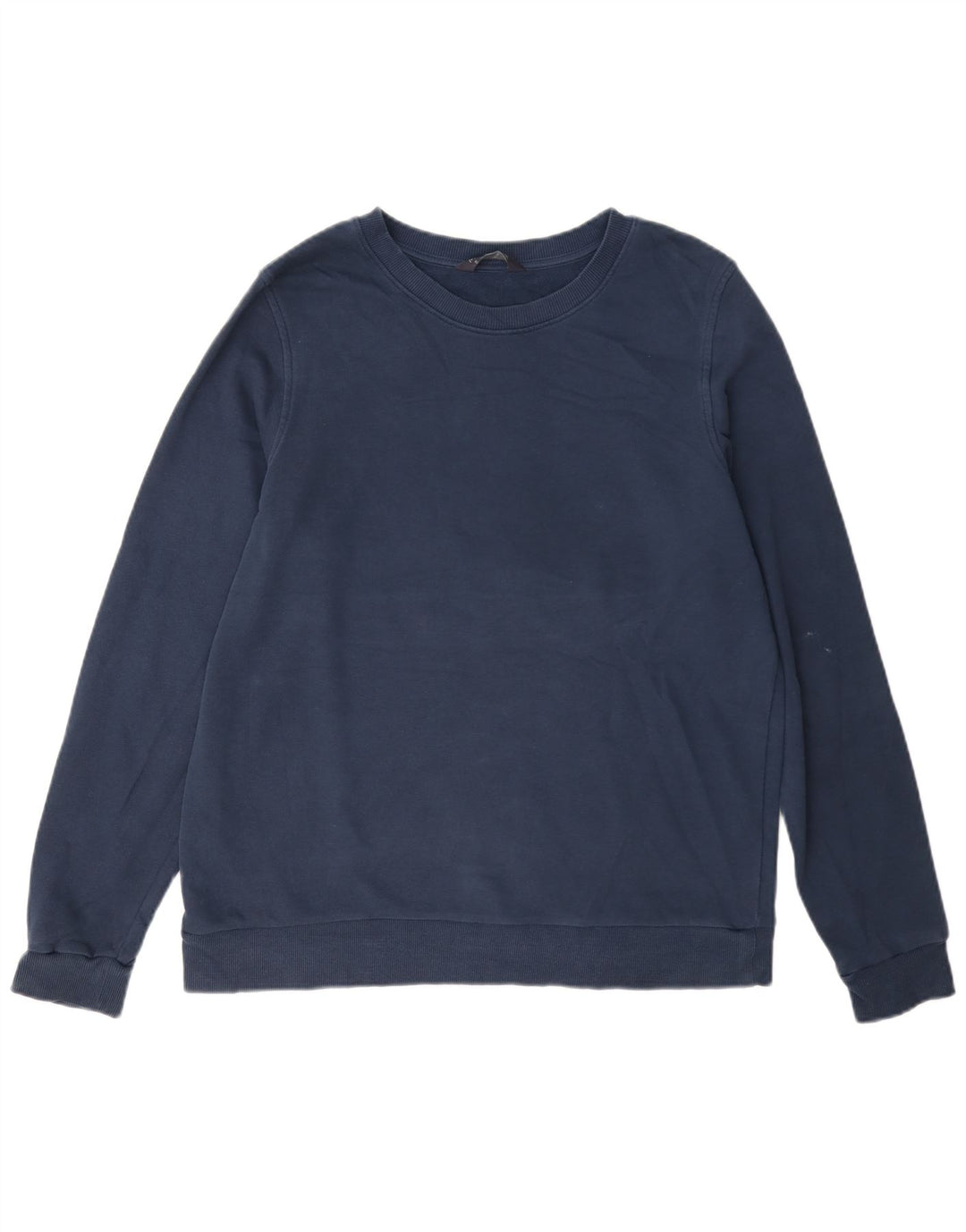 Suéter feminino Marks & Spencer UK 16 grande algodão azul marinho