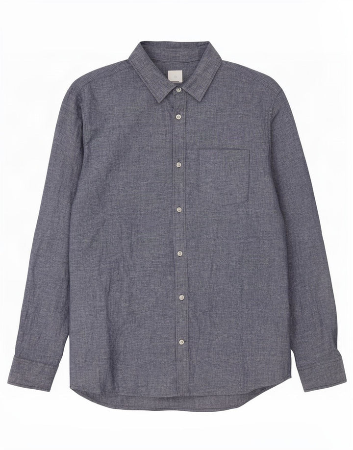 Camisa masculina Gap Standard Fit grande azul marinho