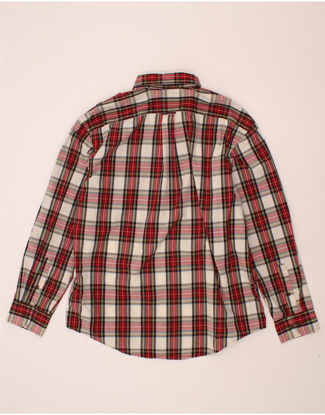 IZOD Mens Shirt XL Red Check Cotton Vintage Izod and Second-Hand Izod from Messina Hembry 