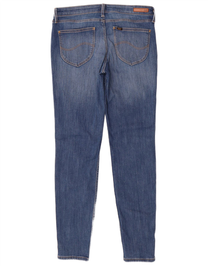 Lee Womens Scarlett Slim Jeans W32 L33 Azul Algodão