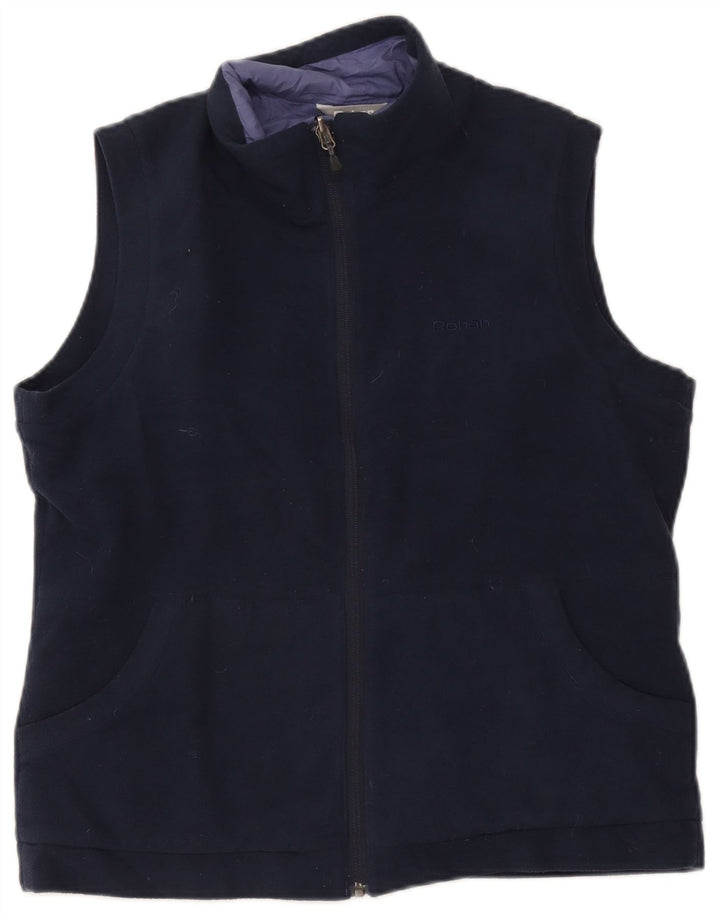 Rohan Womens Fleece Gilet UK 14 Grande Azul Marinho