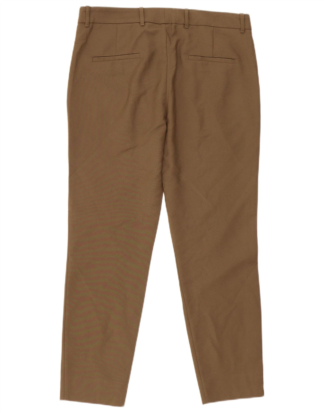 Zara Calça Chino Feminina Slim EU 40 Médio W30 L28 Caqui