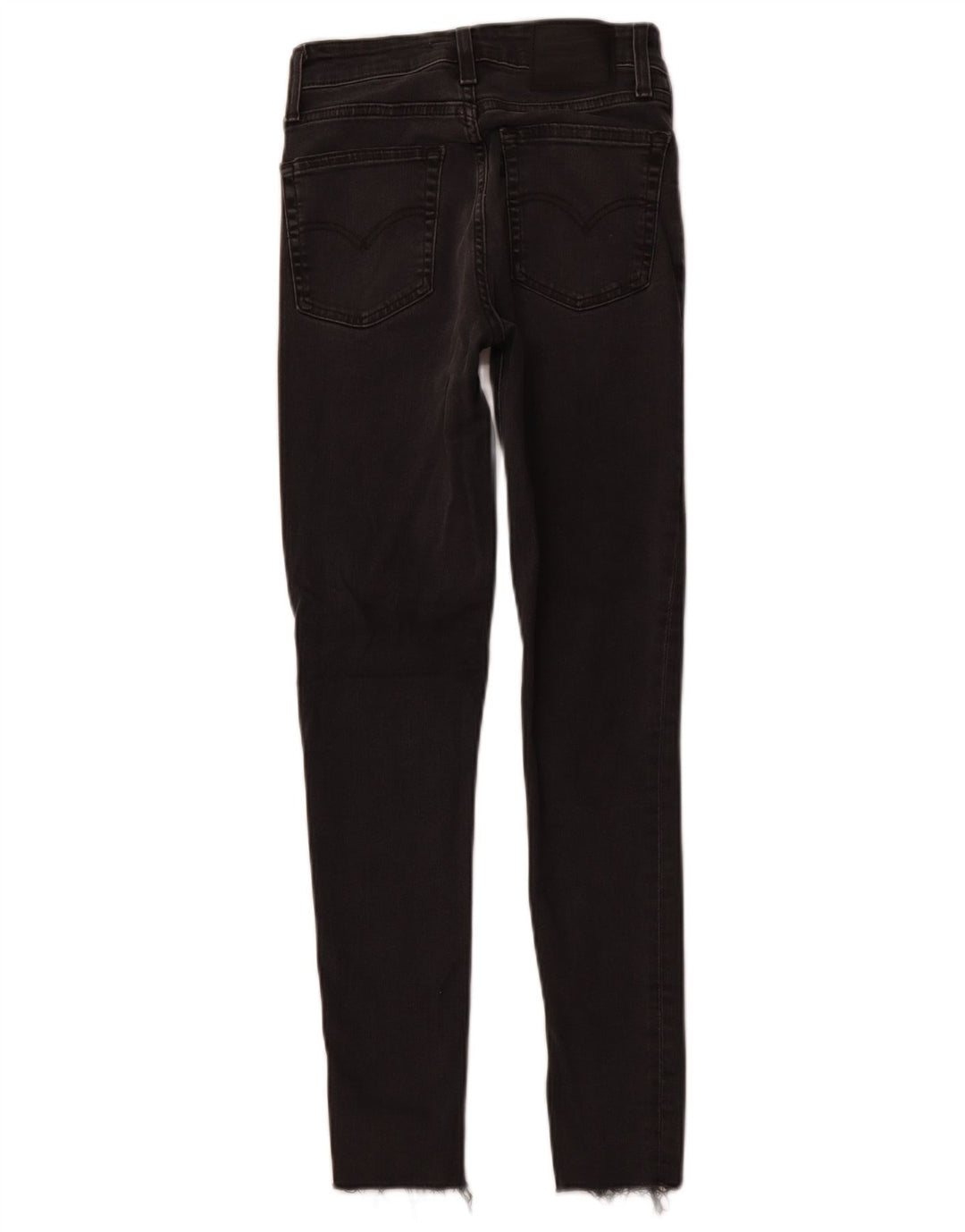 Calça jeans feminina LEVI'S 721 cintura alta skinny W25 L27 preta