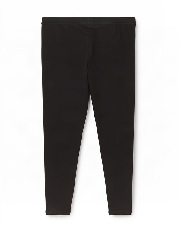Leggings femininas Marks & Spencer Reino Unido 18 XL algodão preto