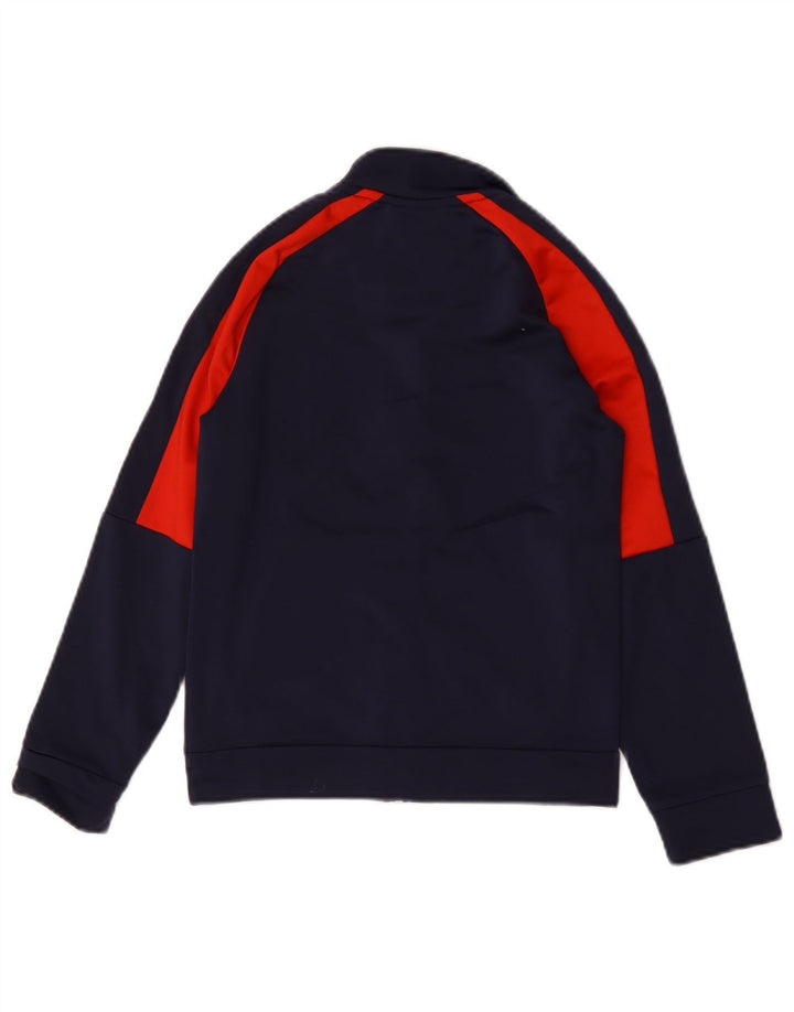 Jaqueta PUMA Boys Graphic Tracksuit Top 9-10 Anos Azul Marinho Colorblock