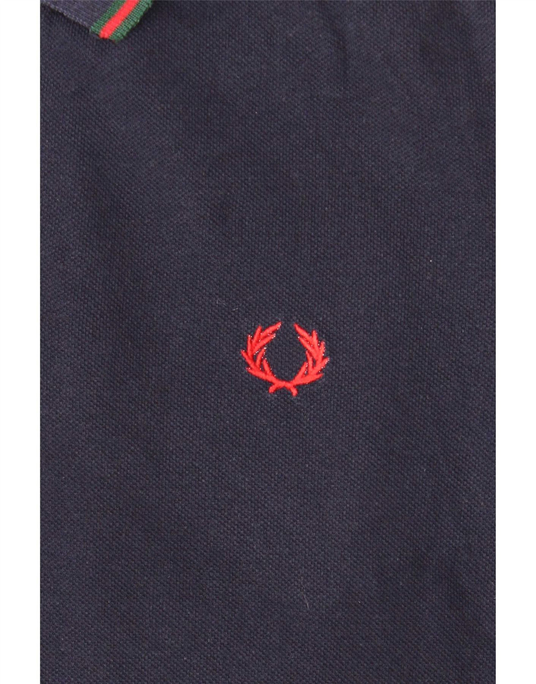 Camisa polo masculina Fred Perry médio algodão azul marinho