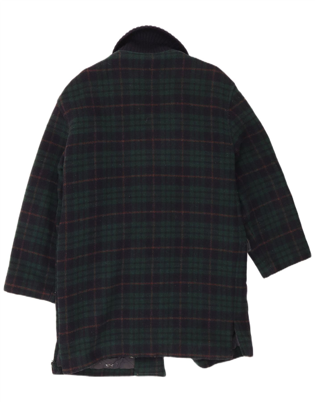Sobretudo feminino Paul & Shark UK 20 2XL xadrez azul marinho