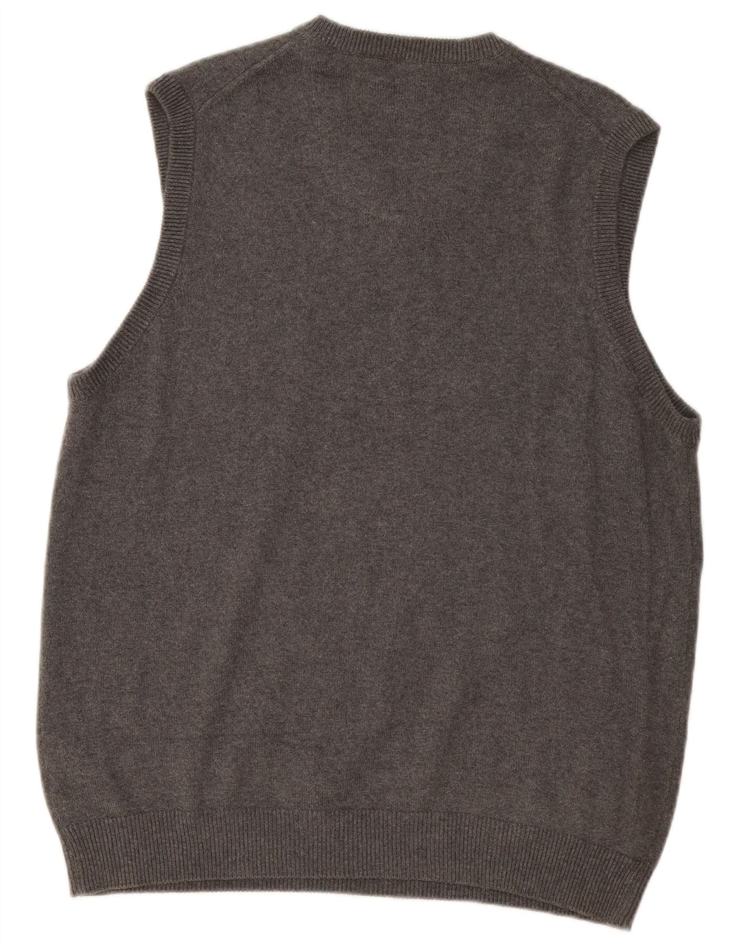 Regata masculina de ajuste regular Marks & Spencer de algodão cinza médio