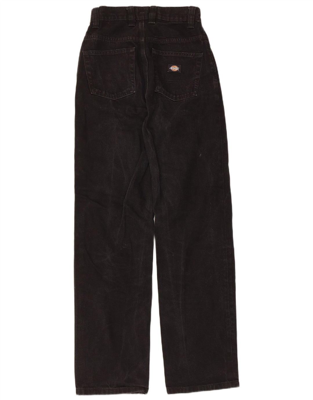 DICKIES Jeans feminino de cintura alta W25 L30 algodão preto