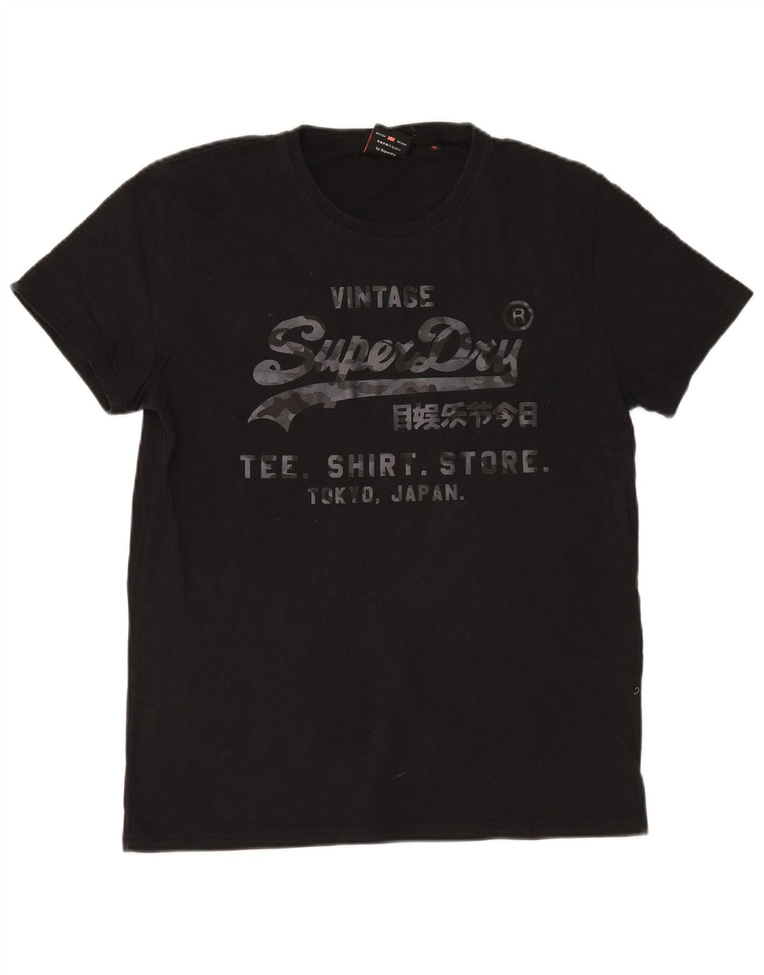 Camiseta gráfica masculina Superdry Top XL preto