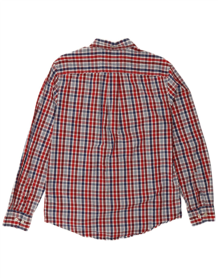 Camisa masculina Tommy Hilfiger média algodão guingão multicolorido