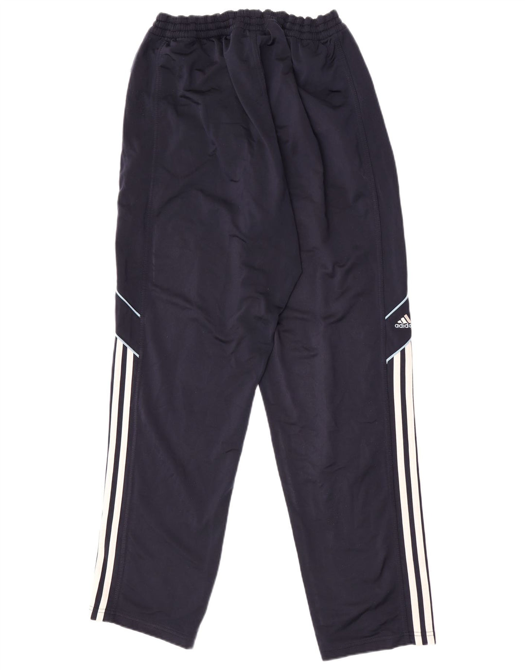 Calça de treino masculina Adidas grande poliéster azul marinho