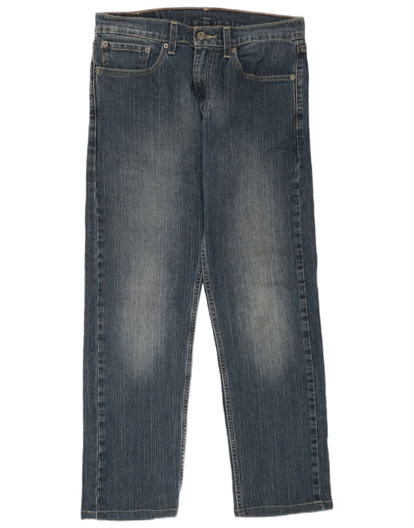 Levi's Masculino 505 Straight Jeans W31 L27 Azul Algodão