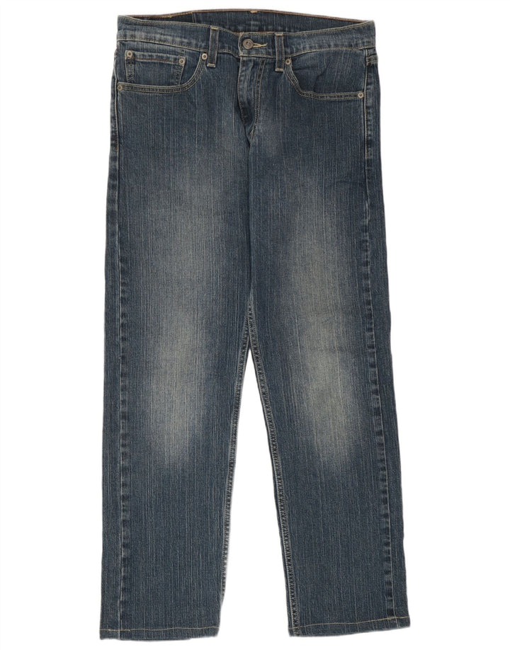 Levi's Masculino 505 Straight Jeans W31 L27 Azul Algodão