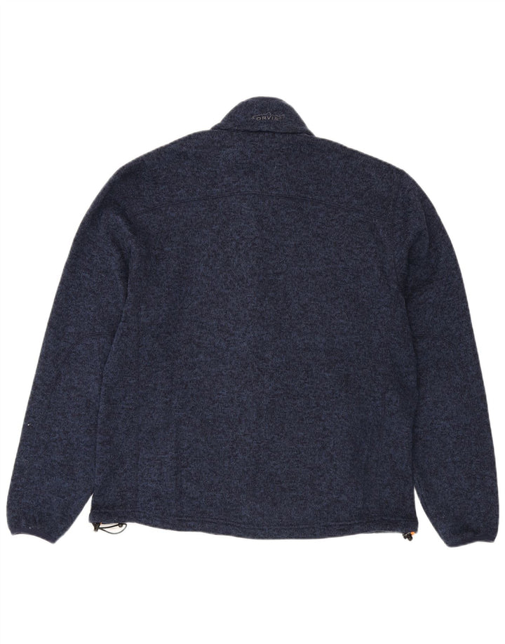 Orvis Mens Treino Top Jacket Médio Azul Marinho Salpicado Poliéster