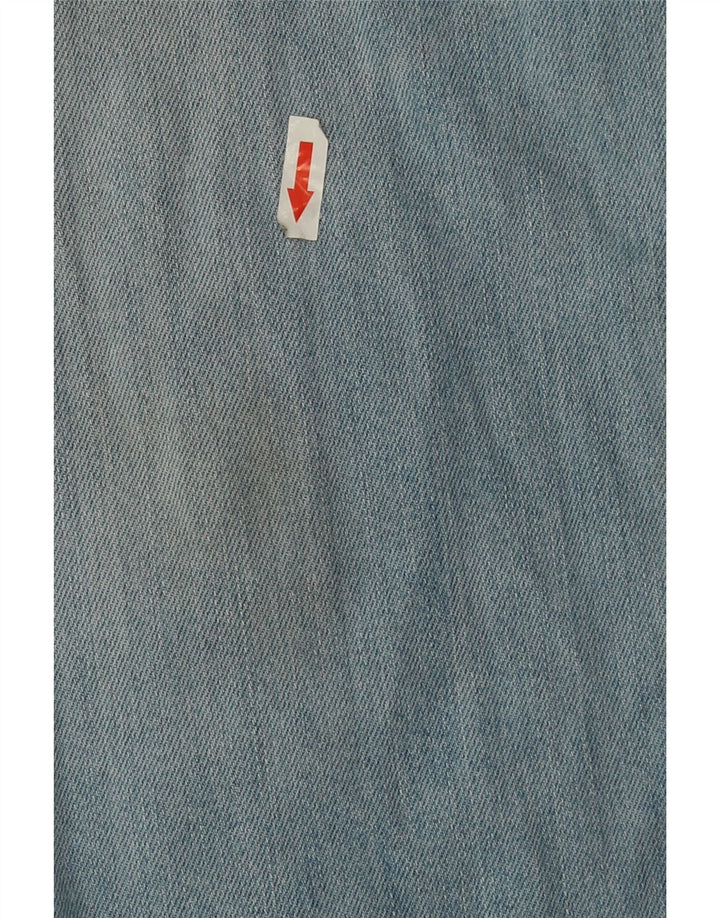 Lee Mens Brooklyn Straight Jeans W36 L30 Azul Algodão