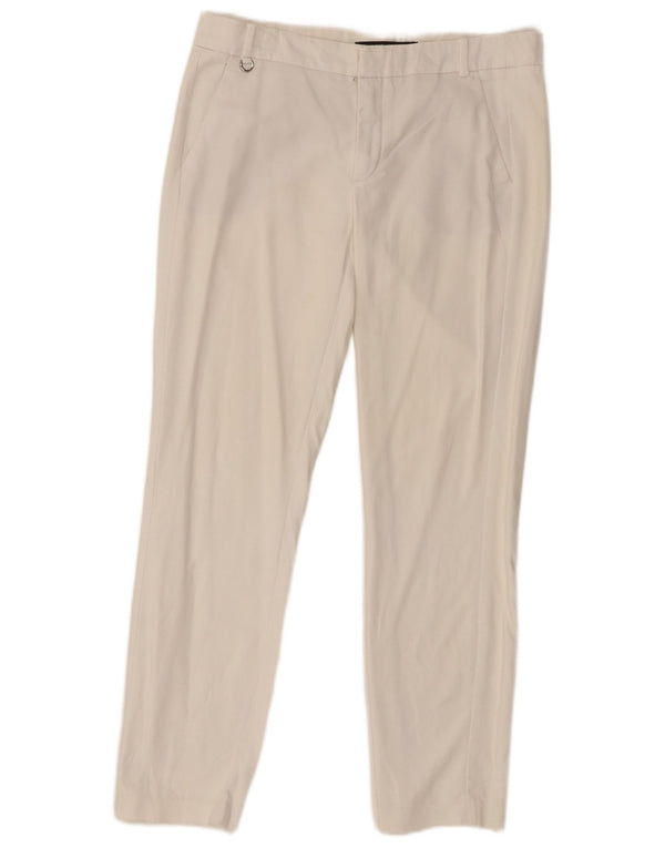 Zara Calça Chino Feminina Slim EU 36 XS W26 L27 Branco