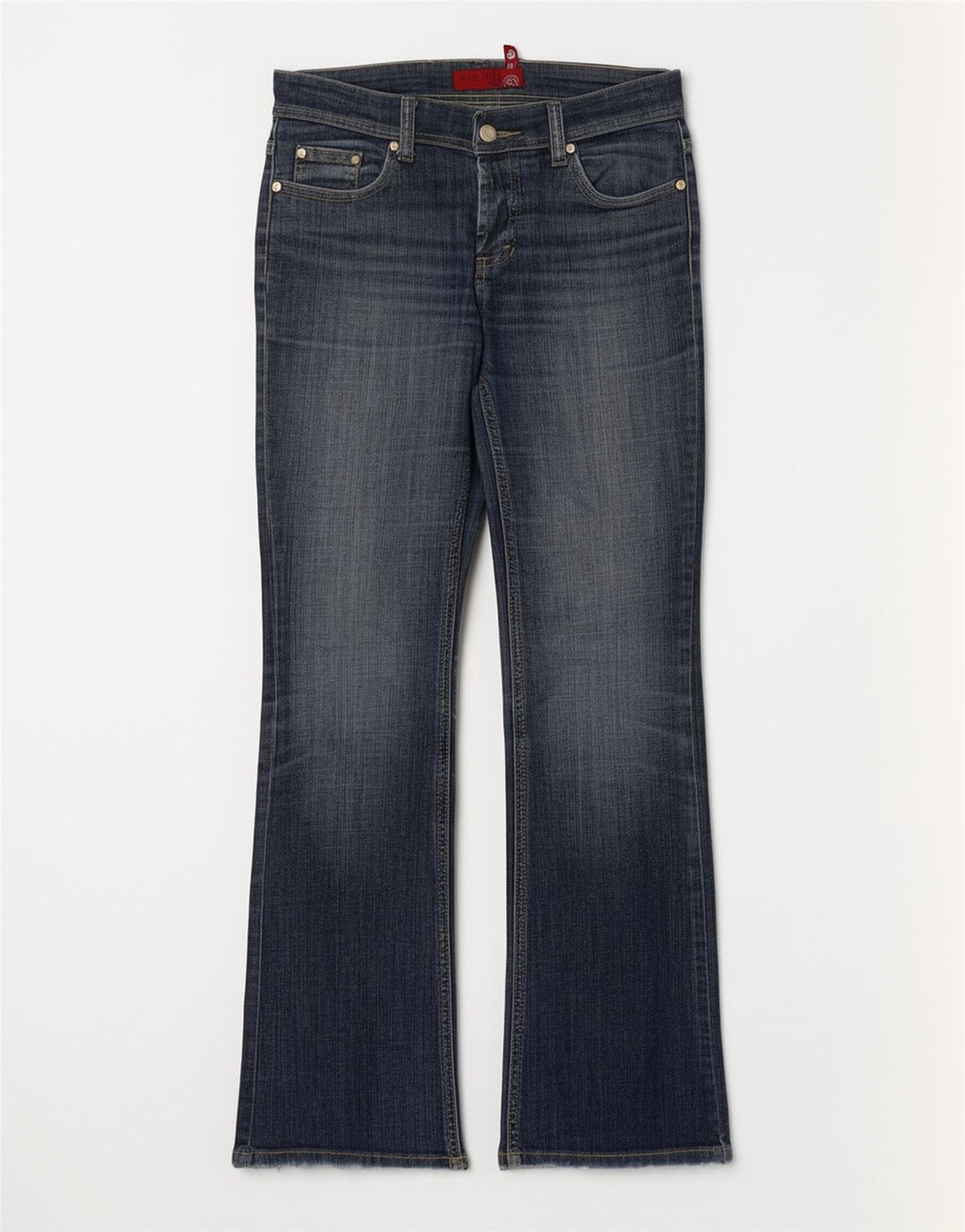 Jeans vintage feminino bootcut W27 L31 azul