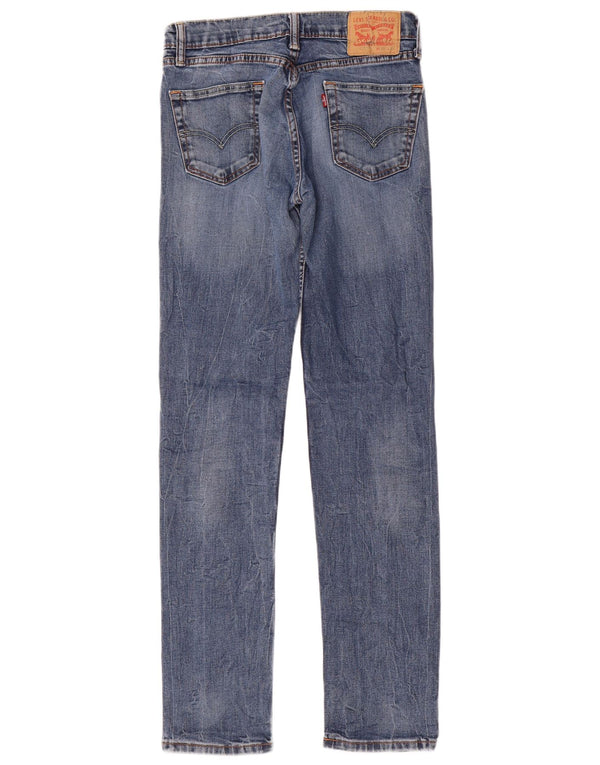 Levi's Masculino 511 Slim Jeans W30 L34 Azul Algodão