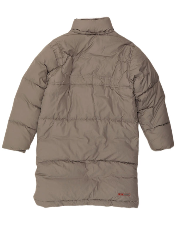 Casaco acolchoado masculino Nike UK 36/38 pequeno poliéster cinza