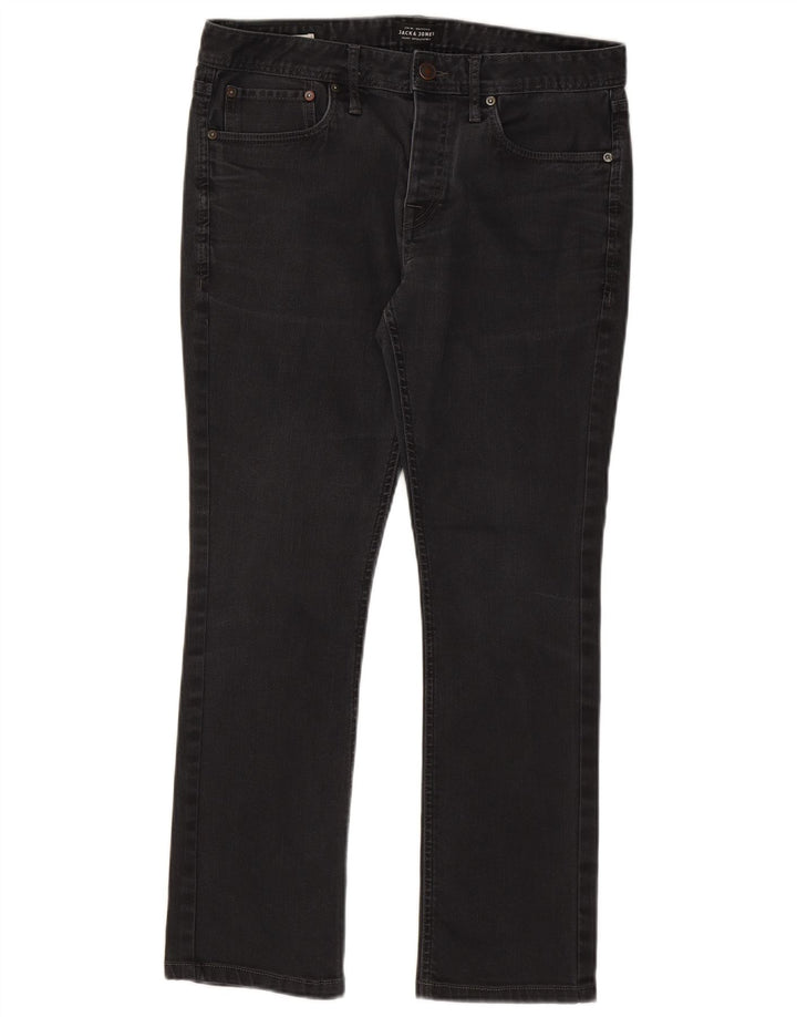 Jeans JACK & JONES feminino slim W34 L28 algodão preto
