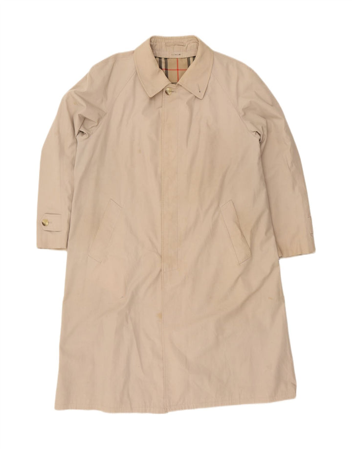 Sobretudo masculino vintage UK 38 bege médio