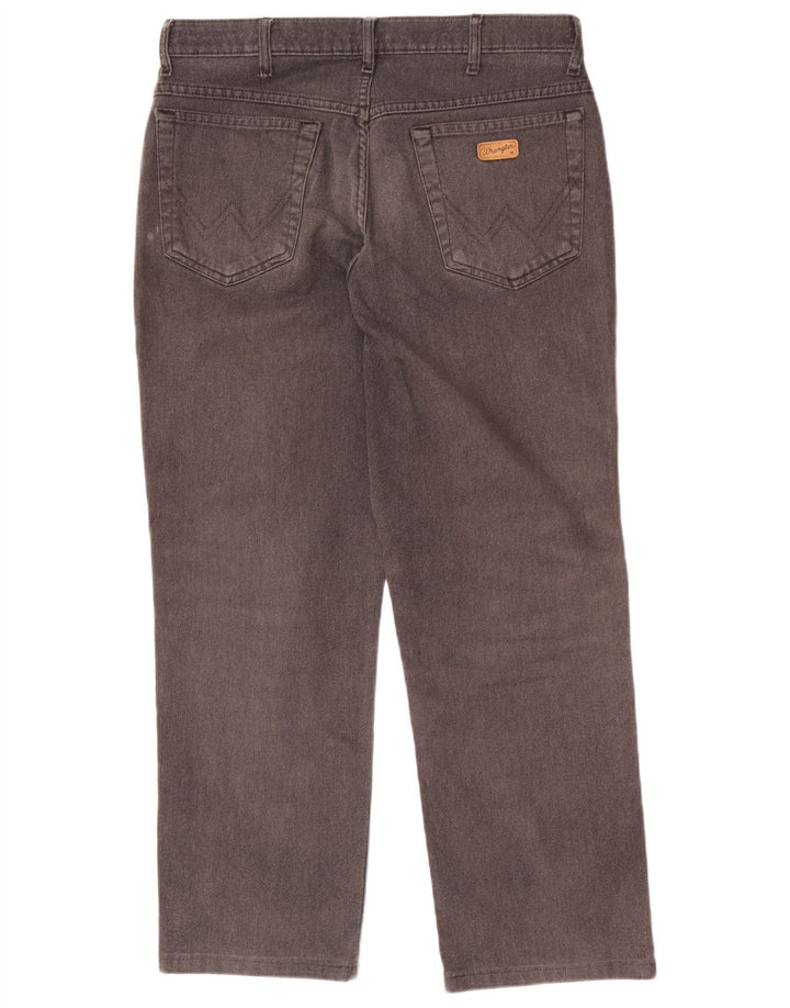 Wrangler Calça jeans reta masculina W32 L28 cinza