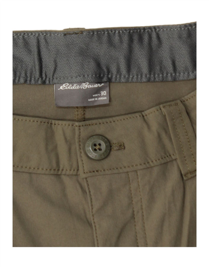 Shorts cargo masculino EDDIE BAUER W30 Meduim cáqui nylon