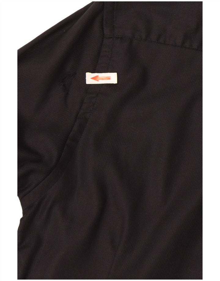 Camisa masculina Ted Baker tamanho 2 pequeno algodão azul marinho