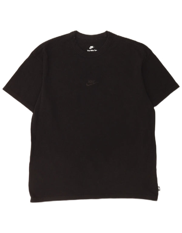 Camiseta masculina Nike Loose Fit Top Médio Algodão Preto
