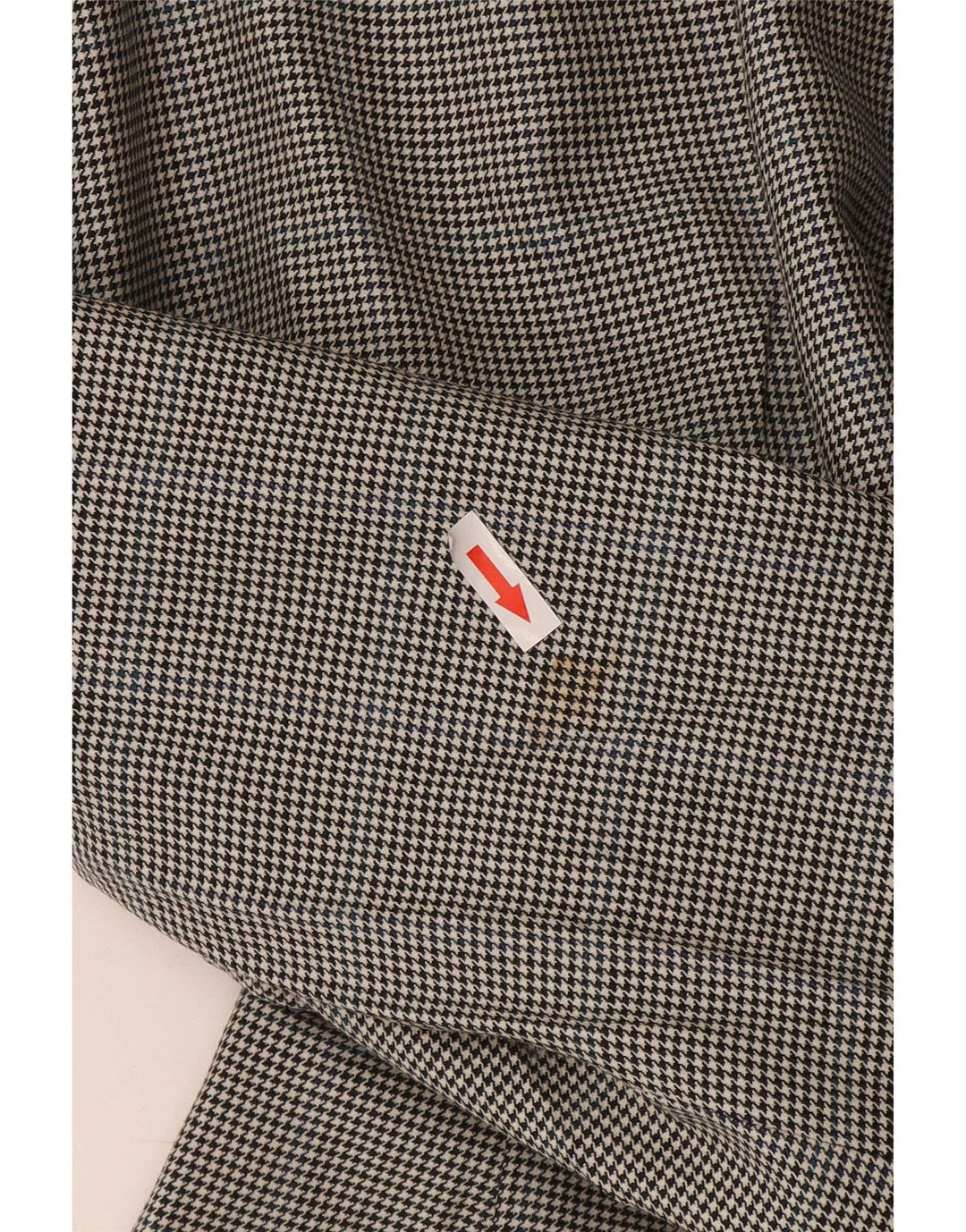 Jaqueta blazer masculina de 2 botões Marks & Spencer Reino Unido 40 médio preto houndstooth