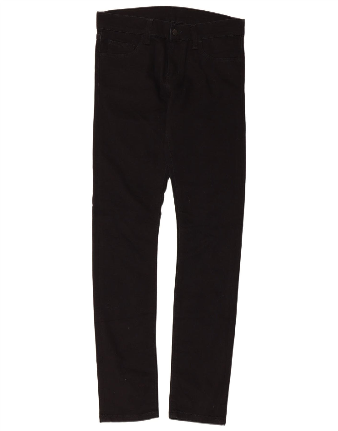 Calça jeans slim feminina CARHARTT W28 L32 algodão preto
