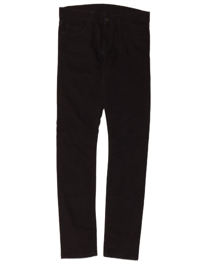 Calça jeans slim feminina CARHARTT W28 L32 algodão preto