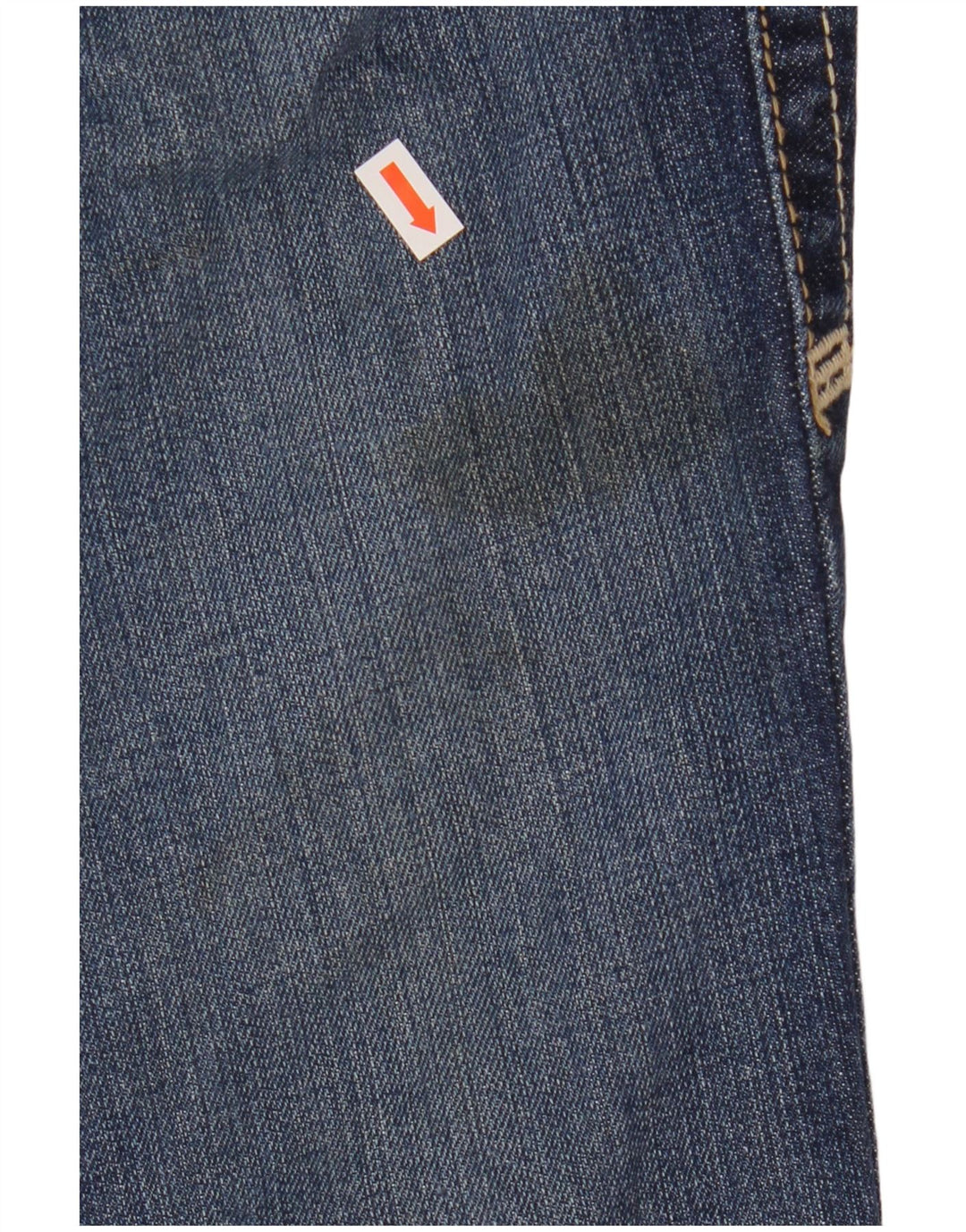 Calça jeans masculina Ariat cintura média bootcut W29 L33 azul algodão