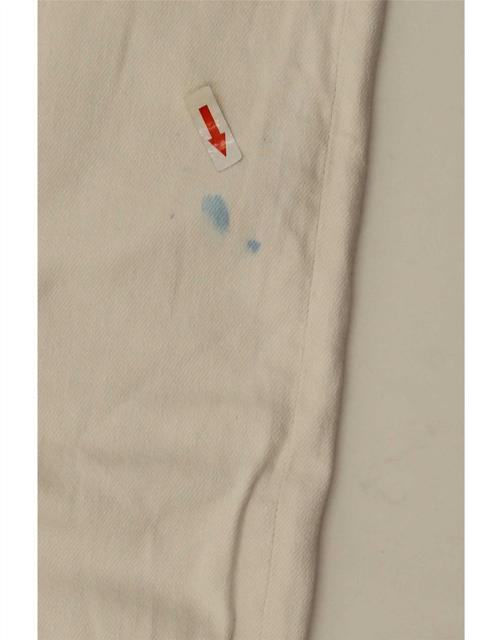 Calça jeans reta feminina Zara EU 38 pequena W28 L26 branca