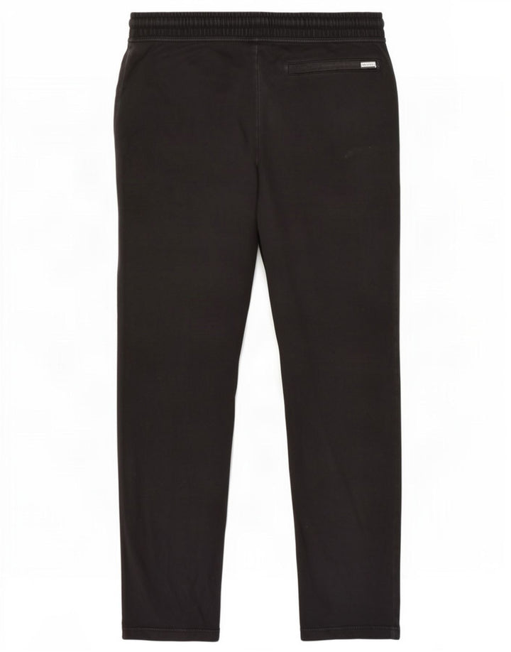 Calça de treino masculina Marks & Spencer grande de algodão preto
