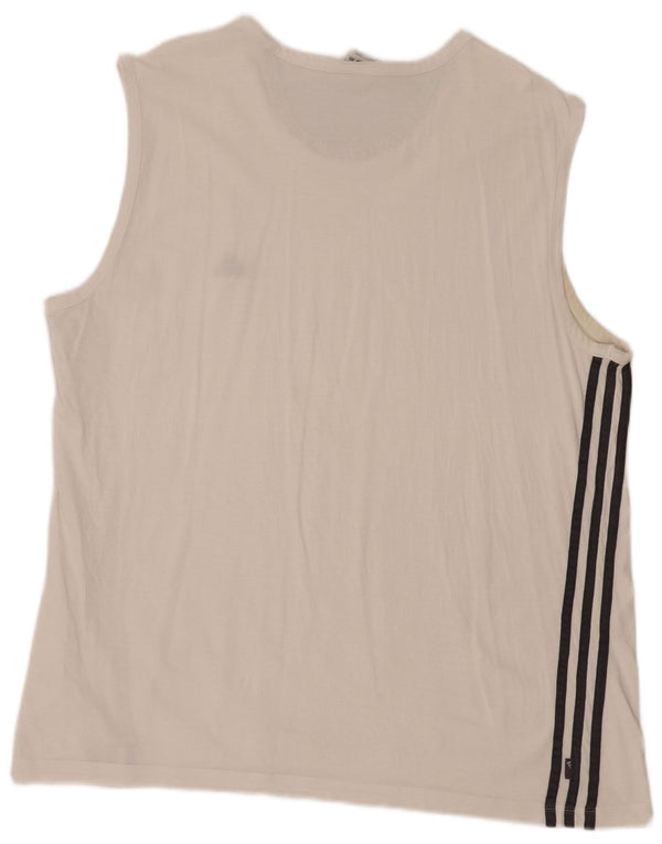 Adidas Mens Colete Top 2XL Branco