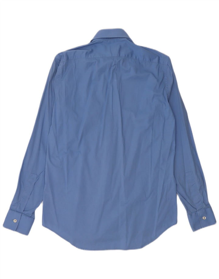 Camisa masculina Calvin Klein tamanho 38 15 algodão azul médio