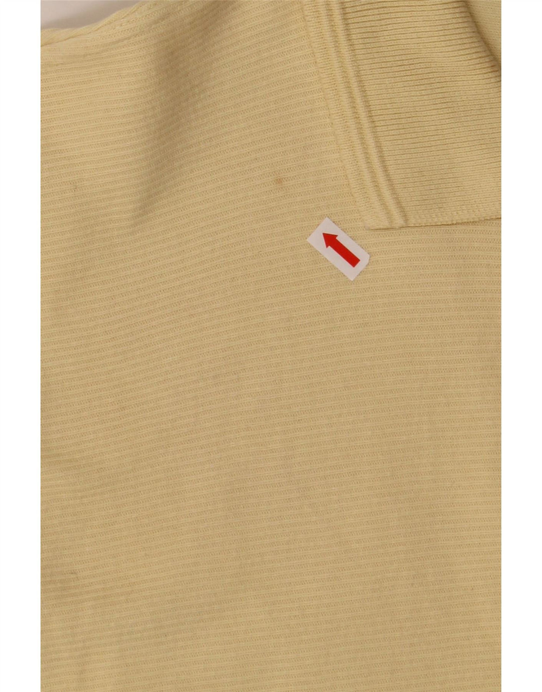 JOCKEY Mens Polo Neck Jumper Sweater Large Yellow Cotton Vintage Jockey and Second-Hand Jockey from Messina Hembry 