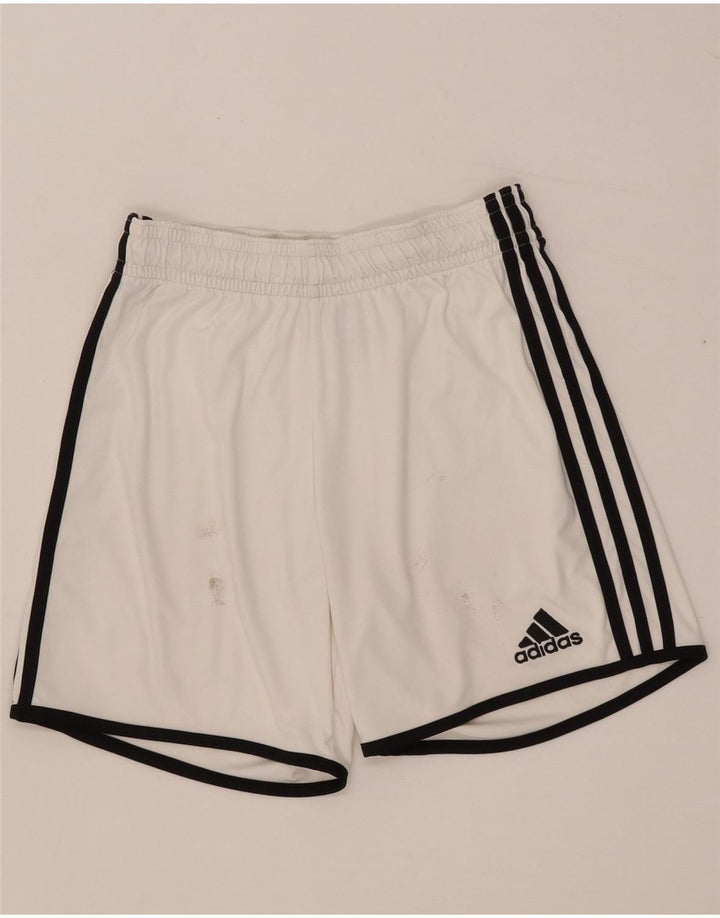 Adidas Mens Sport Shorts Pequeno Poliéster Branco