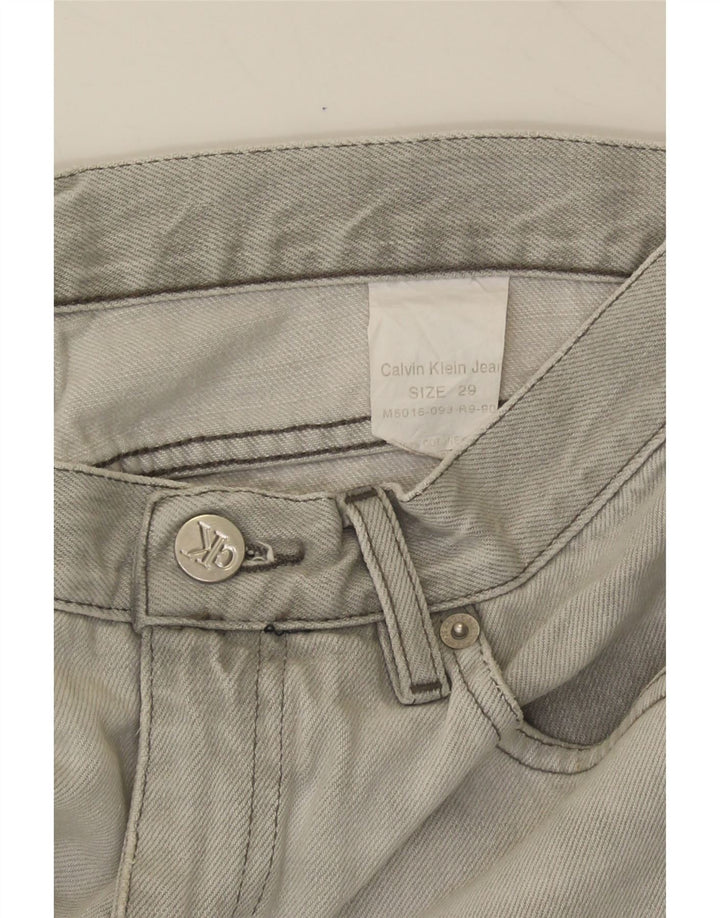 CALVIN KLEIN Womens Bootcut Jeans W29 L35 Grey Cotton Vintage Calvin Klein and Second-Hand Calvin Klein from Messina Hembry 
