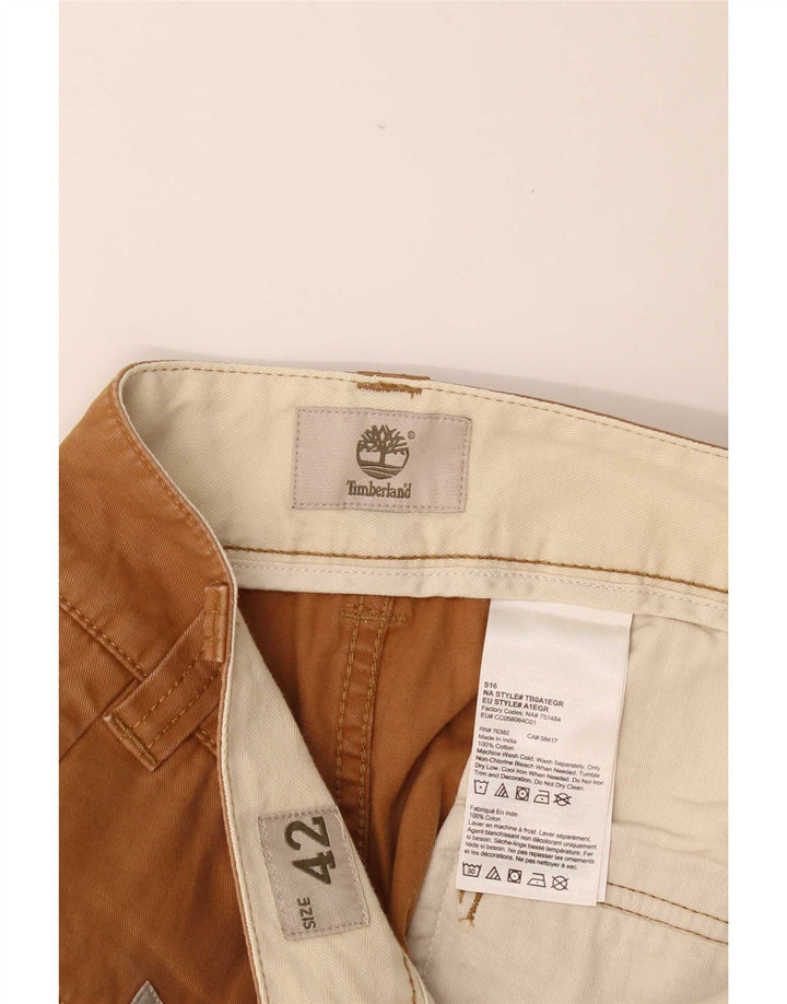 Shorts cargo masculino Timberland W42 2XL algodão marrom