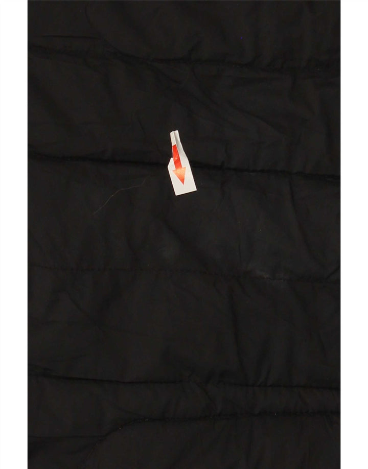 Jaqueta acolchoada feminina Gap UK 16 grande nylon preto