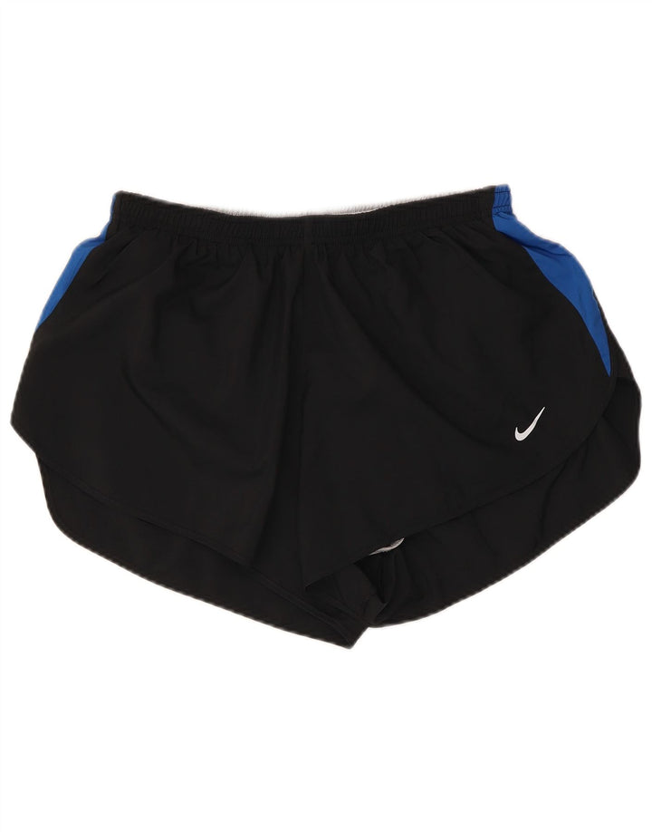 Shorts de natação Nike masculino Dri Fit grande preto colorblock poliéster