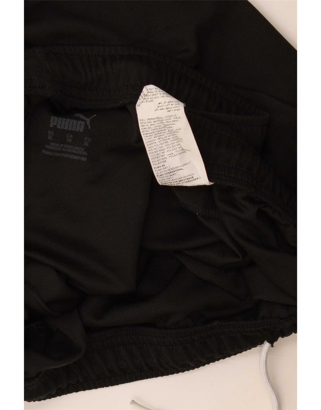 Shorts esportivos masculinos Puma XL preto poliéster