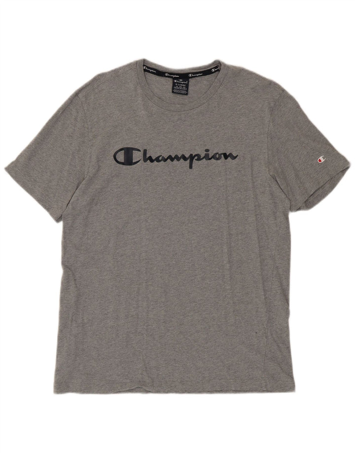 Camiseta gráfica masculina Champion XL cinza