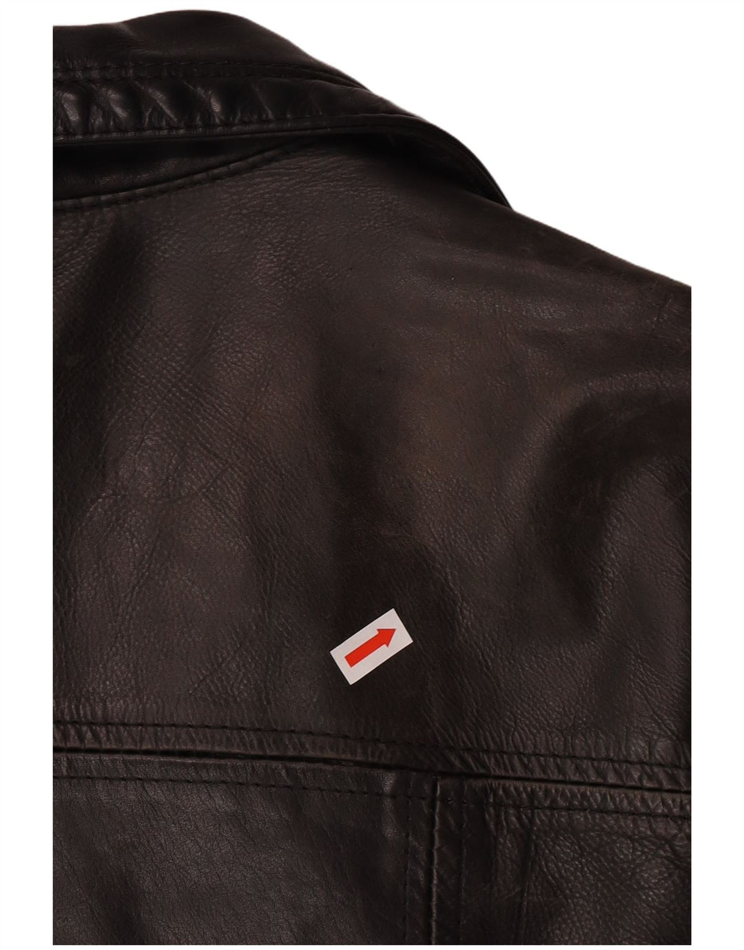 Jaqueta de couro feminina DAKOTA UK 16 grande couro preto clássico